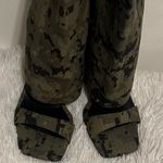 AZALEA WANG MARIETTA FOLD OVER OPEN TOE SANDAL BOOT IN CAMO Photo 10