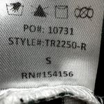 Roolee  Striped T-Shirt Boxy Tee Crew Neck Preppy Casual Stretch Green White S Photo 3