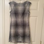 Banana Republic  Tweed Sheath Dress Black White Womens Size 6 Herringbone office Photo 6