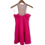 Solemio  Los Angeles Pink Plunge‎ Front Dress Small Photo 2