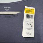 Eileen Fisher  Ballet Neck Long Sleeve Tunic In Blue Shale Photo 2