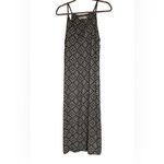 Seafolly Australia Women's Small Sleeveless Black White Tribal Boho Maxi Dress Photo 2