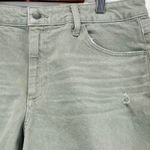 Universal Threads NEW Universal Thread Womens 14 Dusty Olive Vintage Midi Stretch Shorts Raw‎ Hem Photo 3