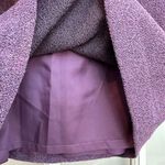 Cache Vintage Retro Gold Label Purple Wool Tweed A-Line Skirt Size 8 Medium M Photo 6