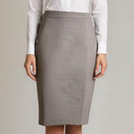 ESCADA Margaretha Ley wool midi skirt size 36 Brown Photo 0