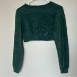 Savage X Fenty Fluff It Up green pj crop top women’s size large Photo 5