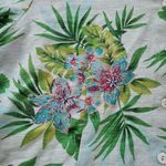 Sag Harbor  Beaded Button Down Top Tropical Size 14P Photo 6