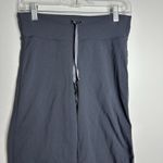 Women's Lululemon Size 4 Grey Wide‎ Leg Yoga Cropped Pant Athletic Gray Photo 1