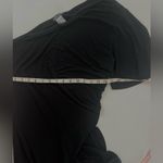 Venus Asymmetrical 1 Sleeve Black Dress Size Medium Photo 4