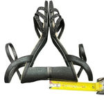 De Blossom Collection 3” black heel and 3 sequins straps. Size 8. Photo 7