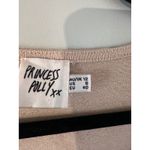 Princess Polly  Beige Pearl Button Knit Cardigan Long Sleeve V Neck Women's S Photo 3