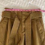 A New Day High Rise Paperbag Waist Crop Taper Leg Pant in Olive Green Size 25/0 Photo 10