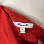 Madewell Drapey Paperbag High Waisted Tie Red Pants Women’s Size 2 NEW L0375 Photo 7