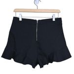 ZARA Trafaluc Collection Women's M Black Ruffle Shorts Photo 1