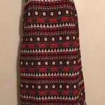 H&M Red and Black Shift Dress Photo 0