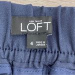 Loft Ann‎ Taylor  Lightweight Chino Dressy Shorts Blue 4 Photo 5