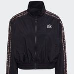 Adidas  WINDBREAKER JACKET BLACK W/ SNAKE STRIPES SIZE M NEW Photo 5