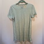 Alice + Olivia Air Stefan Linen Tunic Tee Dress Seafoam Sz Small Photo 1