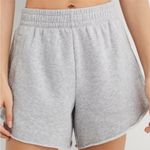 Aerie  High Waisted Gray Sweat Shorts Size XL Lounge Athleisure Off Mind Photo 0