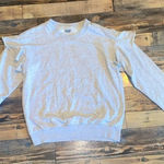 Aerie sweatshirt with cute ruffles on sleeves size small Photo 0