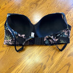 Arden Lightly Lined Wirefree Bra All‎ Day Comfort SIZE 40DD BLACK/FLORAL Black Photo 2