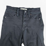 Madewell Black 10" High-Rise Sleek Stretch Classic Skinny Leg Jeans Size 24 Photo 2