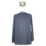 Harley Davidson Harley-Davidson Black Long Sleeve Button-Up Shirt Faux Leather Accents Large Photo 4