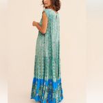 Free People  Hanalei Bay Maxi Dress Hawaii Breeze Combo. size L NWT Photo 1