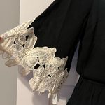 Umgee NWT  Black shorts romper with 3/4 sleeve sz Medium Photo 2