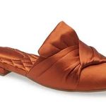 Birdies Songbird Satin Rust Orange Mule Size 9 Photo 0