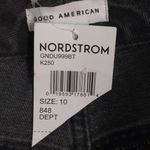 Good American  90s Duster Straight Leg Jeans Charcoal Black Faded Denim 10/30 New Photo 7