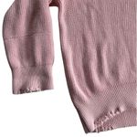 Urban Daizy  size M/L Boutique oversized distressed knit sweater light pink Photo 4