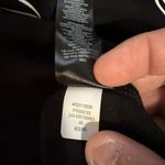 Chico's  Dress Women Size 1 Sleeveless Stretch Black White Floral Career Office Photo 7