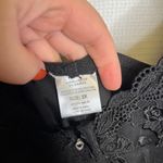 None Black Lace Trim Full Figure Bodysuit Shapewear Adjustable Straps 2X Photo 4