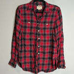 Denim & Supply Ralph Lauren  plaid linen blend Utility button down shirt Photo 0