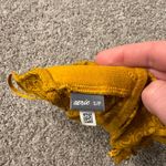 Aerie Mustard Yellow Floral Lace Bralette Photo 6