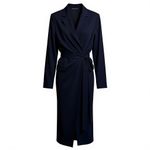 Nordstrom  Signature Elegant Navy Long Sleeve Dress Photo 1