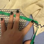 Reba  White and Blue Sundress Maxi with Puff Sleeves and Square Neckline Photo 3