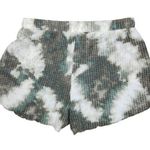 Abound Nordstrom  NEW Green Tie-Dye Waffle Knit Pull On Lounge Shorts Size Large Photo 0