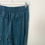 Sweaty Betty [] Teal Stargazer Blue Cargo Jogger Pants Cupro Comfortable Size XS Photo 10