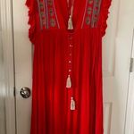 Free People Womens Will Wait for You Boho Floral Midi Dress Size Large Photo 5