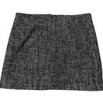 Chloe Colette Jenny Tweed Mini Skirt Black Opal Size L Photo 2