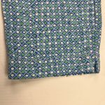 J. McLaughlin Newport Pant Catalina Cloth Blurs Greens Abstract Print Size S Photo 4