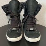 UGG  (NWOT) Starlyn Leather and Sherling, Black, Size 6 Photo 0