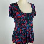 Marc by Marc Jacobs  Multi Color Babydoll Top Photo 1