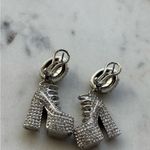 Marc Jacobs NWOT Marc Jacob’s Elegant Silver Shoe Earrings Photo 12