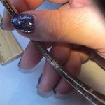 Vintage Boho Garnet and Gold Tone Bead Bangle Bracelet Photo 3