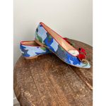 Handmade in Spain Ballet Flats Artemisa Red Camo Flats Shoes Women Size 37 Blue Photo 4