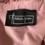 Nathalie Garçon Dusty Rose Corduroy Ruffled Full Zip Long Sleeve Shirt Pink Size M Photo 4