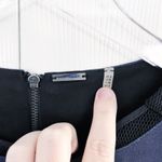 Elie Tahari  Wool Blend Sheath Dress with Mesh Inserts Photo 2